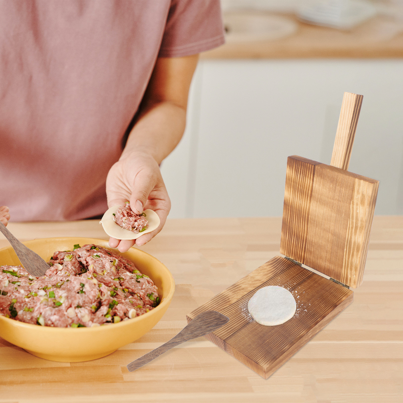 Wooden Dumpling Press Set Doug - Dumpling Press Set recension och pris