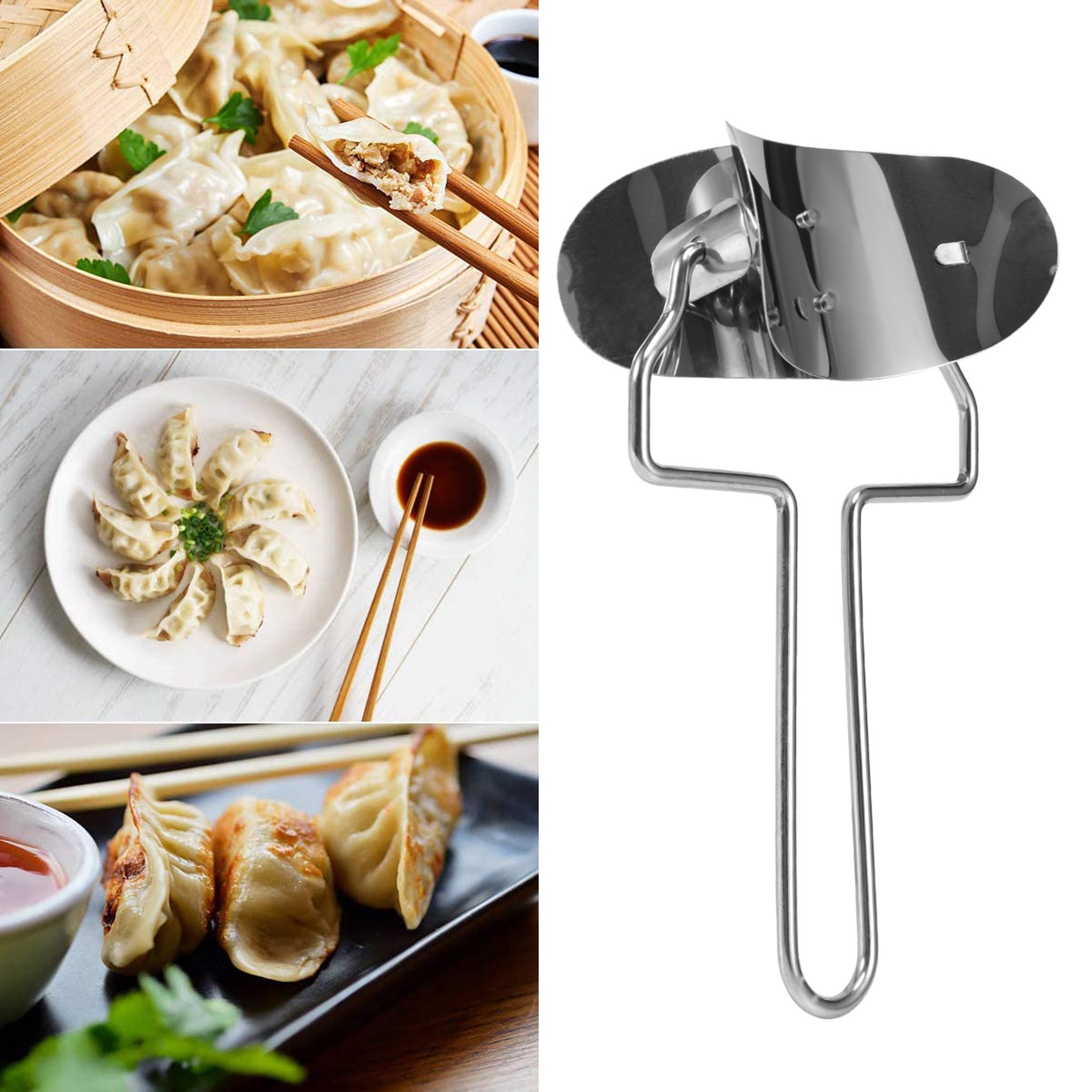 ABKW-Dumplings Maker 8 Pcs, Pr - Dumpling Press Set recension och pris
