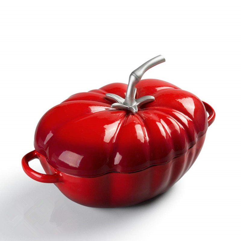 25cm Tomato Enameled Cast Iron - Cast Iron Corn recension och pris