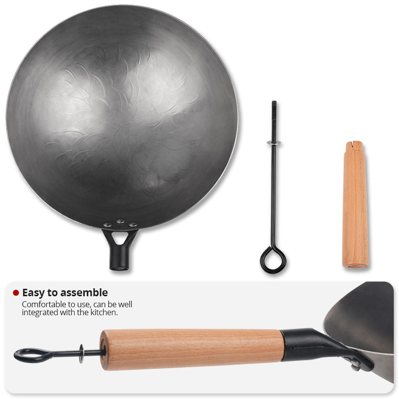 Chinese Iron Wok Handmade Forg - Cast Iron Corn recension och pris