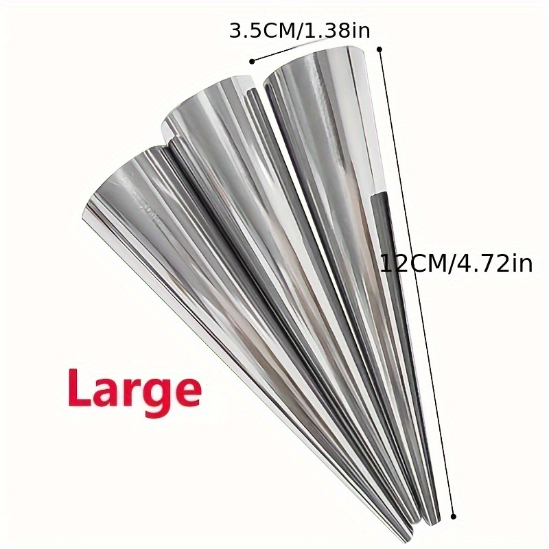6pcs, Cone Roll Stainless Stee - Danish Pancake Pan recension och pris