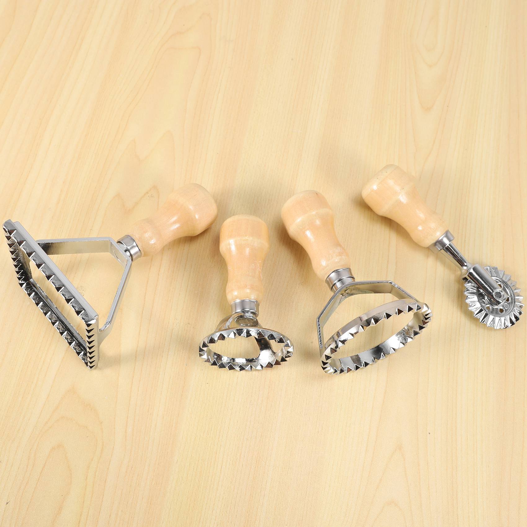 AA94-Ravioli Maker Cutter Stam - Dumpling Press Set recension och pris