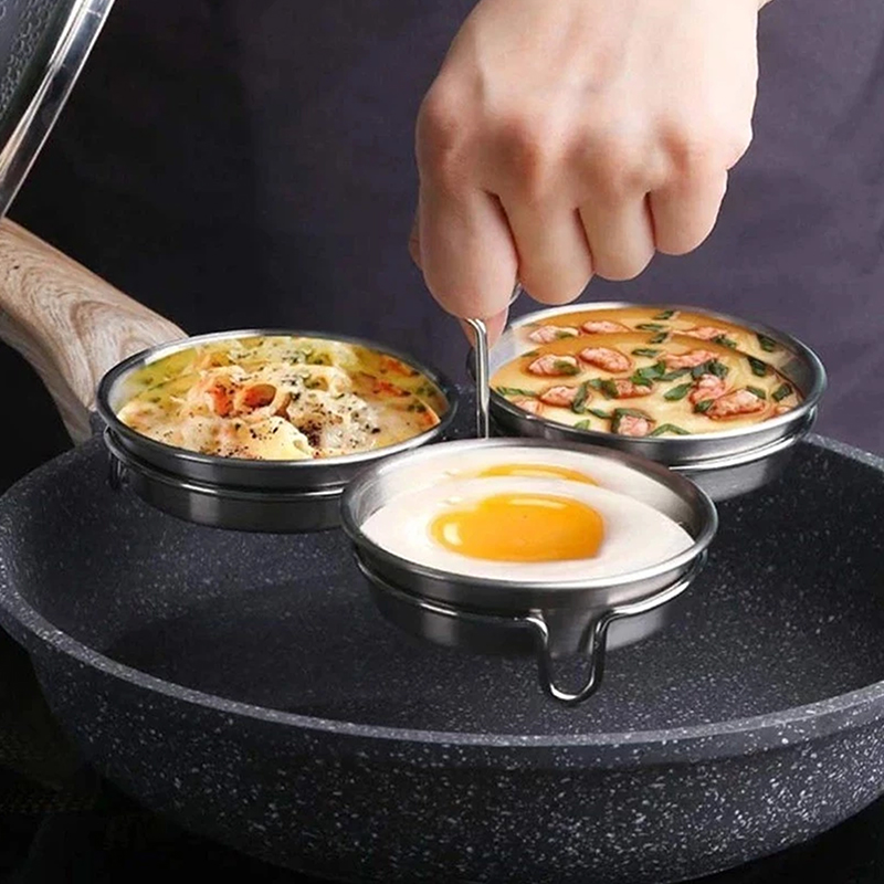 【K】3-in-1 Stainless Steel Egg  - Egg Waffle Pan recension och pris